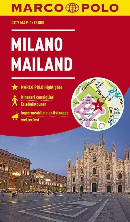 Plan Miasta Marco Polo. Mediolan w.2018