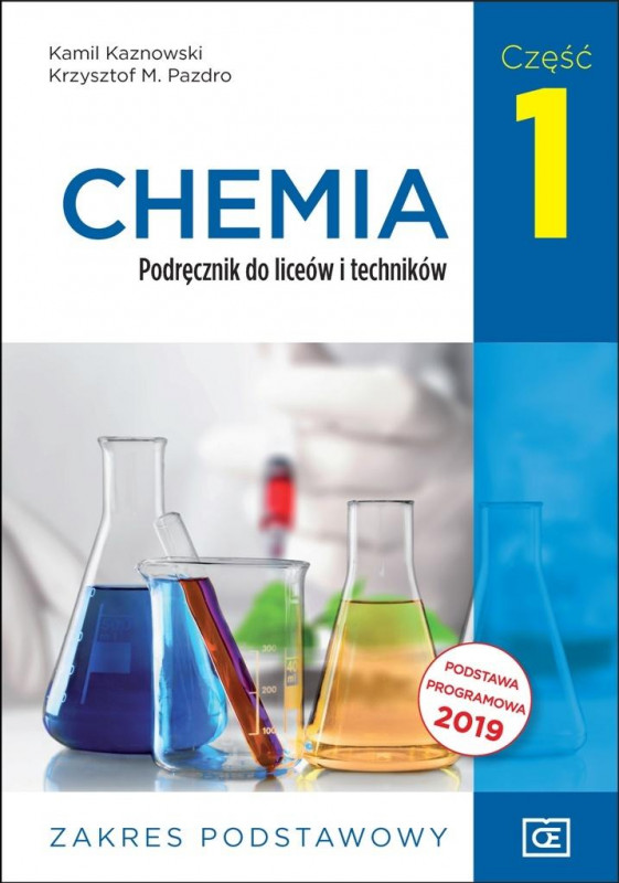 Nowe chemia podręcznik dla klasy 1 liceów i techników zakres podstawowy chp1 984/1/2019