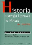 Historia ustroju i prawa w Polsce do 1772/1795