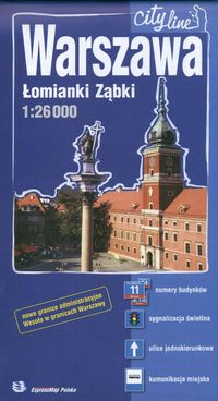 Warszawa 1:26 000 plan miasta