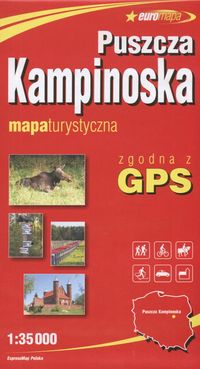 Puszcza Kampinoska mapa turystyczna 1:35 000
