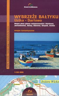 Wybrzeże Bałtyku Ustka Darłowo pol-ang Mapa turystyczna 1:50 000