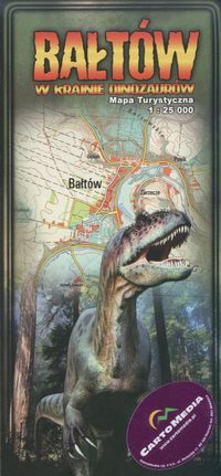 Bałtów w krainie dinozaurów mapa turystyczna