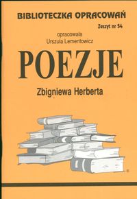 Biblioteczka Opracowań Poezje Zbigniewa Herberta