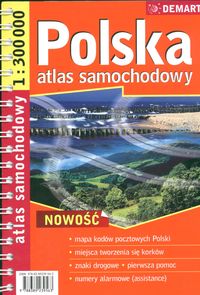 Polska 1:300 000 atlas samochodowy