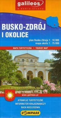 Busko Zdrój i okolice Mapa turystyczna 1:75000